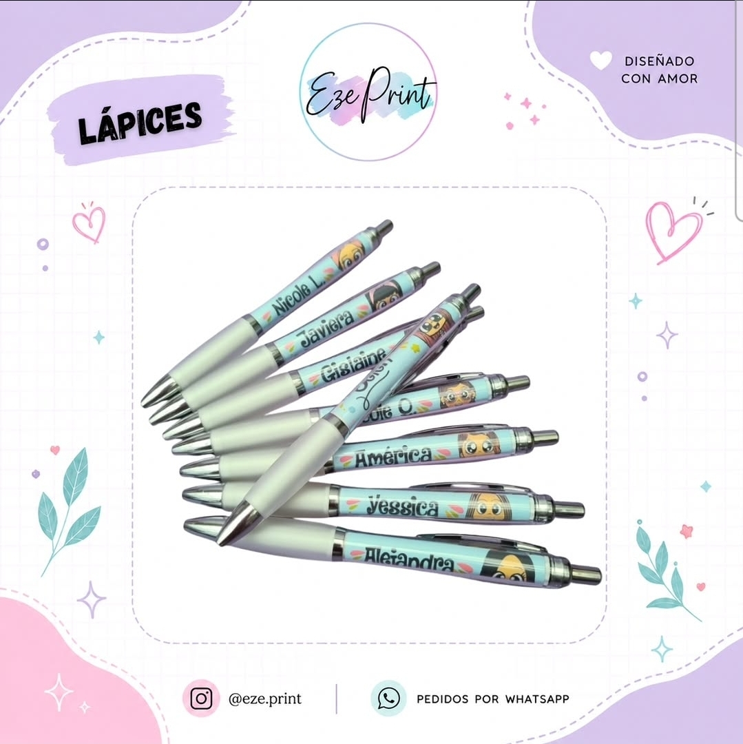 lápiz pasta personalizado