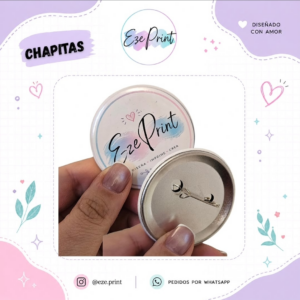 chapitas personalizadas